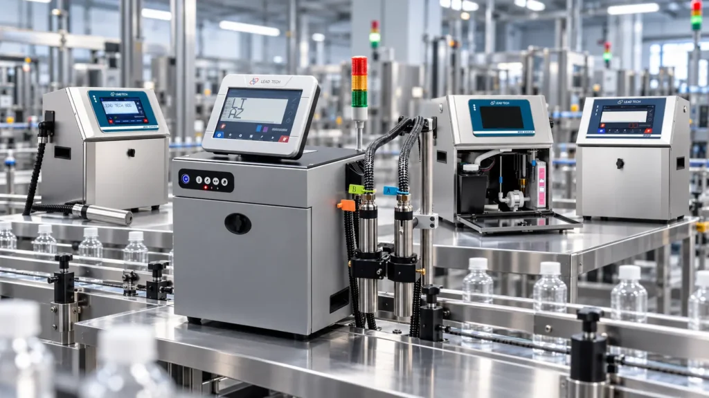 Przemysłowa drukarka atramentowa do znakowania na linii produkcyjnej